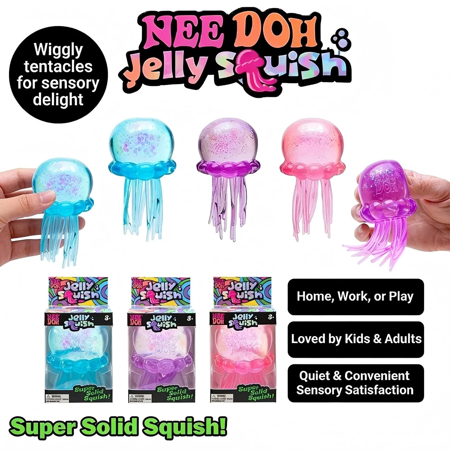 NeeDoh Nice Cube – Squishy Sensory Fidget Toy