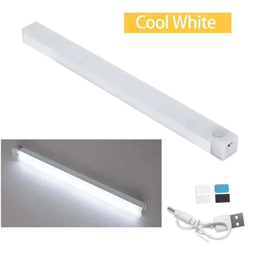 Wireless Motion Sensor LED Bar Light – Rechargeable & Magnetic